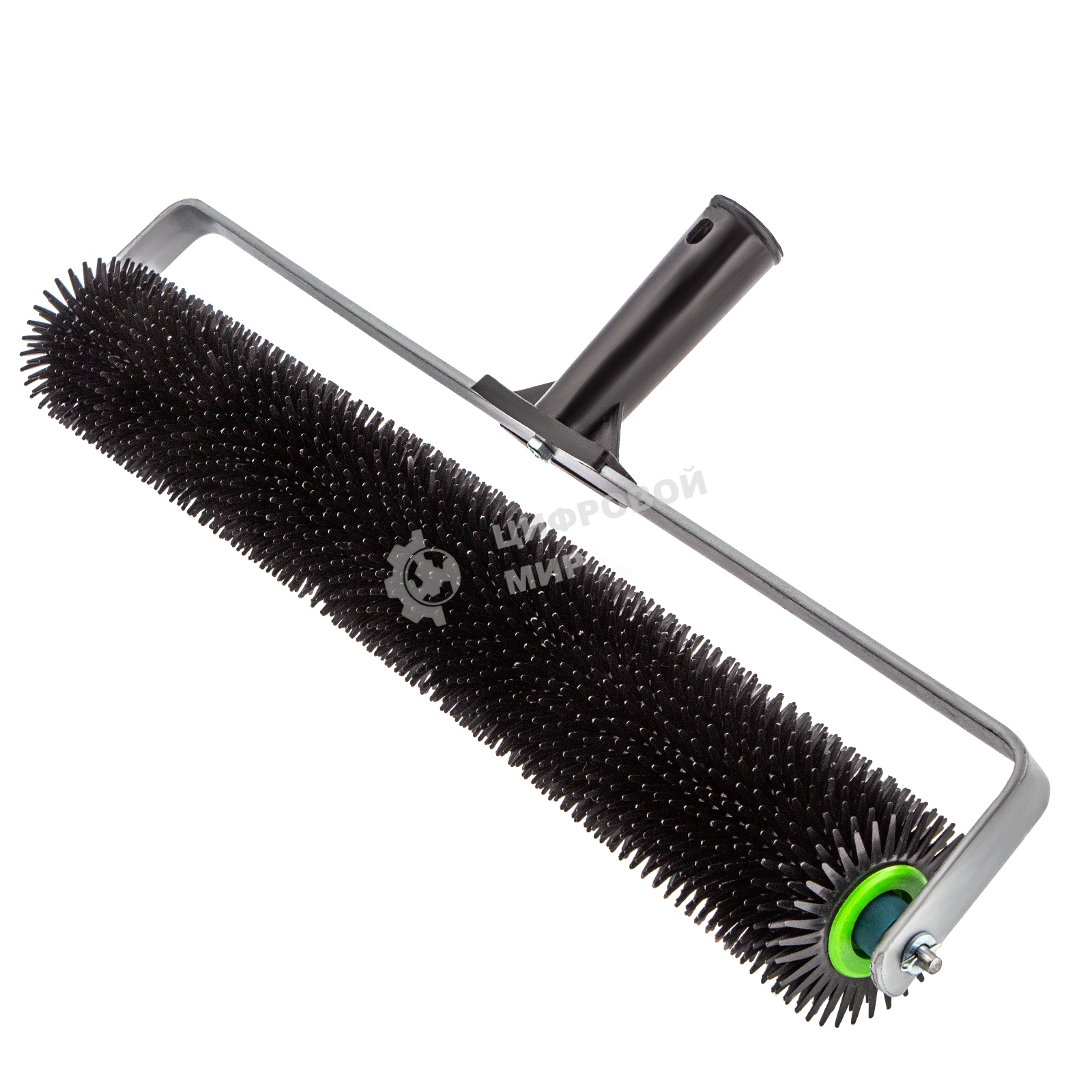 Валик игольчатый для наливных полов с рамой Сибртех, острая игла, 500 мм