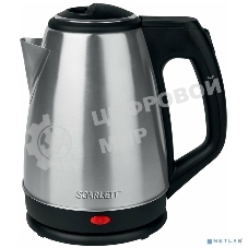 Чайник электрический Scarlett SC-EK21S25 1.5 л, 1350 Вт, серебристый (корпус: нержавеющая сталь)