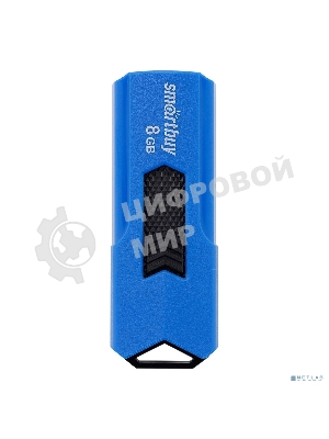 Флешка USB Smartbuy STREAM Blue (SB8GbST-B), 8Gb, USB 2.0, R/W 25/15, синий/черный