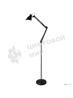 Светильник напольный, торшер, Camelion KD-332 C02 черный (230V, 40W, E27)
