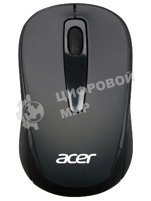 Мышь беспроводная Acer OMR133 черный, 1000 dpi, радиоканал, USB, кнопки - 3