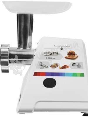Мясорубка электрическая Bosch MFW2520W белый, 1500 Вт, 1.7 кг/мин, насадки - 4