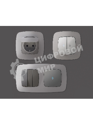 Рамка OMEGA Ecta (Сталь матовый) 5-ая OF140505