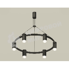 Светильник Ambrella light XB9022200/6 SBK/CL черный песок/прозрачный MR16 GU5.3 (С9022, N6150)