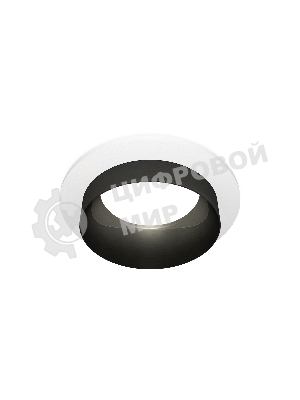 Комплект встраиваемого светильника Ambrella light XC6512021 SWH/PBK белый песок/черный полированный MR16 GU5.3 (C6512, N6131)