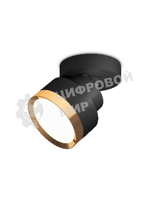 Светильник Ambrella Light XM8102004 SBK/PYG черный песок/золото желтое полированное GX53 (A2229, A2106, C8102, N8124)