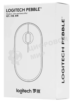 Мышь беспроводная Logitech Pebble M350 графитовый, 1000 dpi, радиоканал, Bluetooth, USB, кнопки - 3