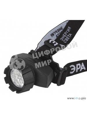 Фонарь ЭРА GB-604 налобный 18xLED 3xААА 4 реж. черный бл