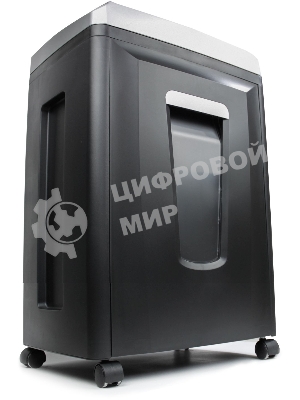 Шредер ГЕЛЕОС УП21-7, DIN P-7 (7 ур-нь секр.), фрагмент 0,8х2мм, 6-7 лист (70г/м2), CD/пл.карты, 23 литра