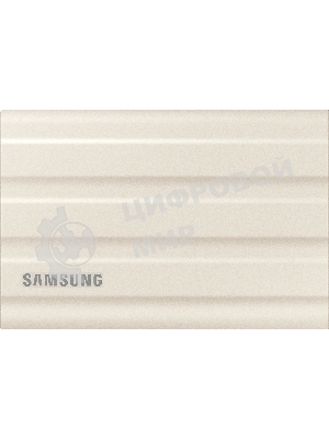 Внешний SSD Samsung T7 Shield, 1TB, USB 3.2 Gen 2 Type-C, R/W 1050/1000, бежевый
