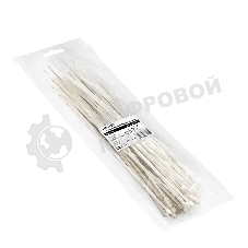 Стяжка (хомут) нейлоновая ExeGate EX293127RUS CV66-450x4.8W (нейлон 6.6, 450x4.8 мм, неоткрывающаяся, halogen free, -40°C - +85°C, белая, 100 шт)