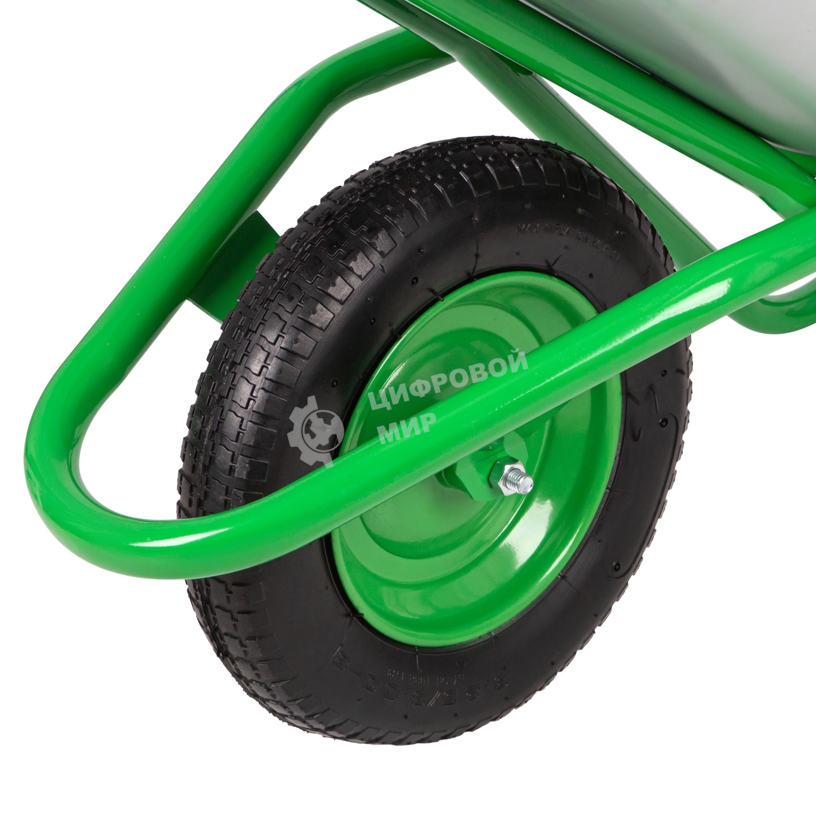 Тачка садово-строительная Сибртех, грузоподъемность 170 кг, обьем 90 л