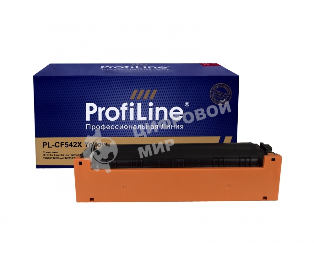 Картридж лазерный ProfiLine PL-CF542X №203X для принтеров HP Color LaserJet Pro M254/280/281 2500 копий Yellow