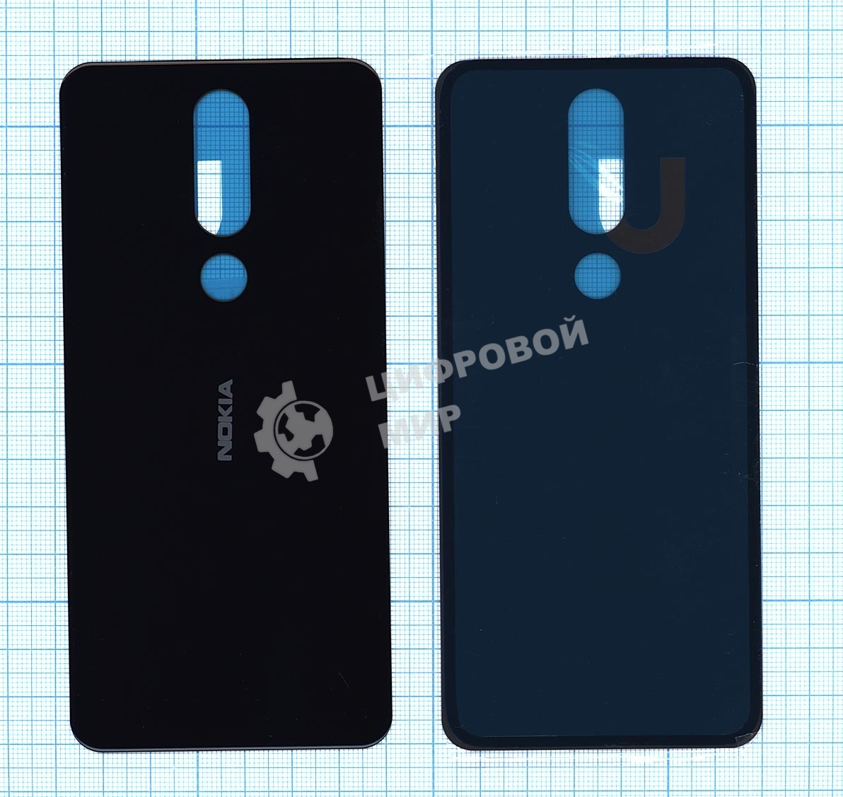 Задняя крышка для Nokia X5 черный