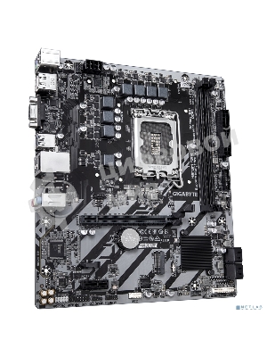 Материнская плата Gigabyte H810M S2H, LGA1851, Intel H810, 2xDDR5, 4xSATA, 1xM.2, 1xPCIe 4.0 x16, 1xPCIe 3.0 x1, 1xDP, 1xHDMI, 1xD-Sub, 1x1Gb LAN, 1xUSB-C 5Gbps, 4xUSB-A 5Gbps, 7xUSB-A 2.0, 3x3.5 мм, 7.1, mATX