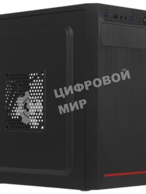 Компьютерный корпус Minitower ExeGate BAA-408U-AAA450 (mATX, БП AAA450 с вент. 8см, 2хUSB/1хUSB 3.0, HD Audio, черный)