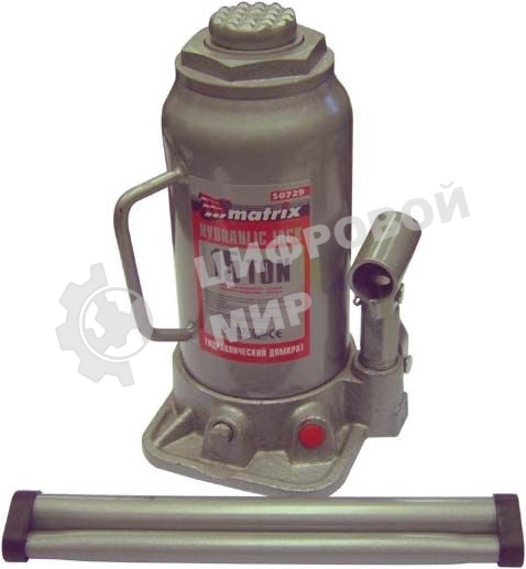 Домкрат Matrix бутылочный 15т h подъема 230–460мм