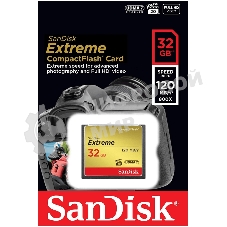 Флеш карта CF 32GB SanDisk Extreme 120MB/s