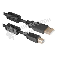 Кабель Defender USB04-06 PRO Кабель USB 2.0 для соед. 1.8м AM/BM, зол.конт, 2фер.фил.