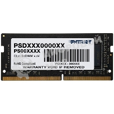Оперативная память Patriot Signature, DDR4, 32GB (1x32 GB), 3200 MHz, CL22, SO-DIMM