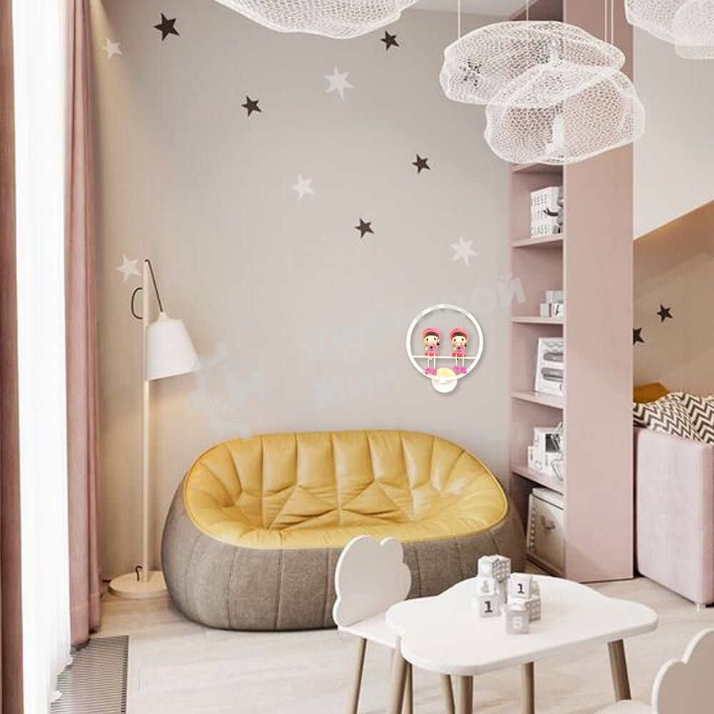 Бра Hiper декоративное Девочки LED 19Вт белое H061-1