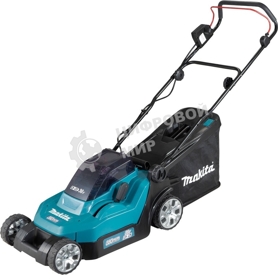 Газонокосилка аккумуляторная Makita DLM382CM2, 18 В, 4 Ач
