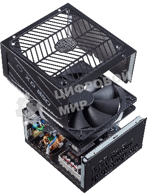 Блок питания Power Supply Cooler Master XG850 Platinum, 850W, ATX, 135mm, 24pin, 12xSATA, 6xPCI-E(6+2), APFC, 80+ Platinum, Full Modular