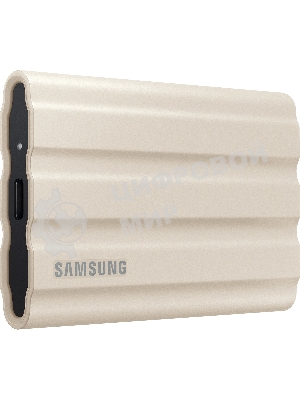 Внешний SSD Samsung T7 Shield, 1TB, USB 3.2 Gen 2 Type-C, R/W 1050/1000, бежевый