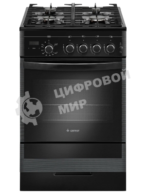 Плита газовая Gefest ПГ 5500-03 0044 черный, конфорок 4 шт, духовка 52 л, 50 см x 85 см x 58.5 см