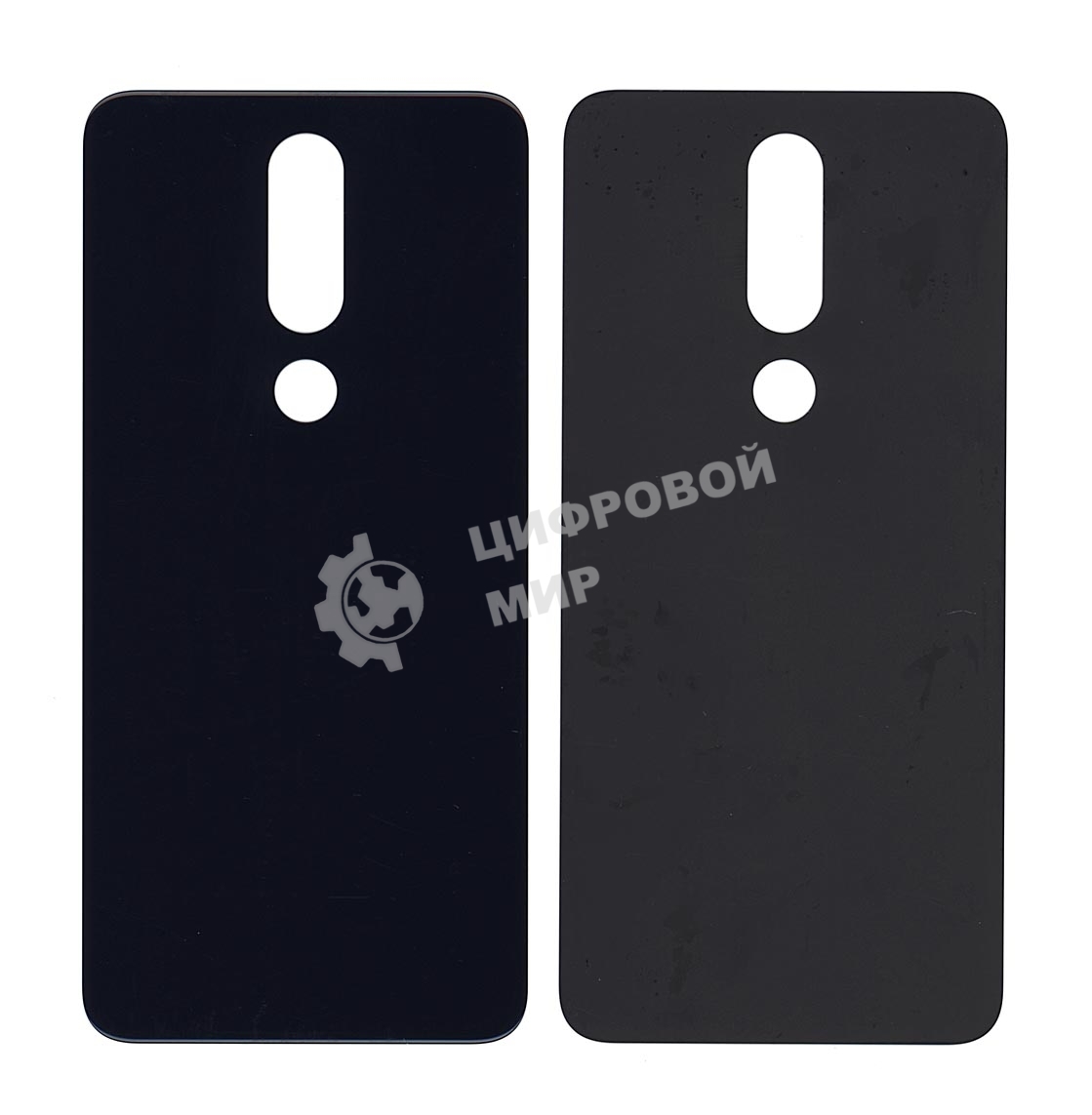 Задняя крышка для Nokia X5 голубой