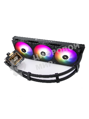 Система жидкостного охлаждения Thermalright Frozen Warframe 360 ARGB Soc-AM5/AM4/1200/1700/1851 черный 4-pin 29.8dB Al LCD Ret (F-WFRAME-360-BL-ARGB)