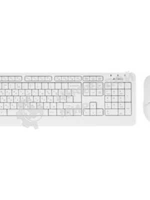 Комплект клавиатура+мышь A4Tech FStyler FG1012 беспроводной, USB, 1200 DPI, белый