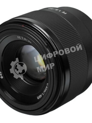 Объектив Sony SEL50F18F.SYX, 50 мм, f/1.8, фикс-объектив, компактный светосильный стандартный объектив с асферическим элементом, Sony E (FE), черный