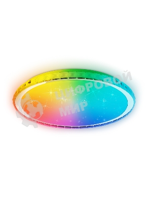 Светодиодный светильник FF501 CH хром 60W 3000-6400K D400*70 (ПДУ ИК)
