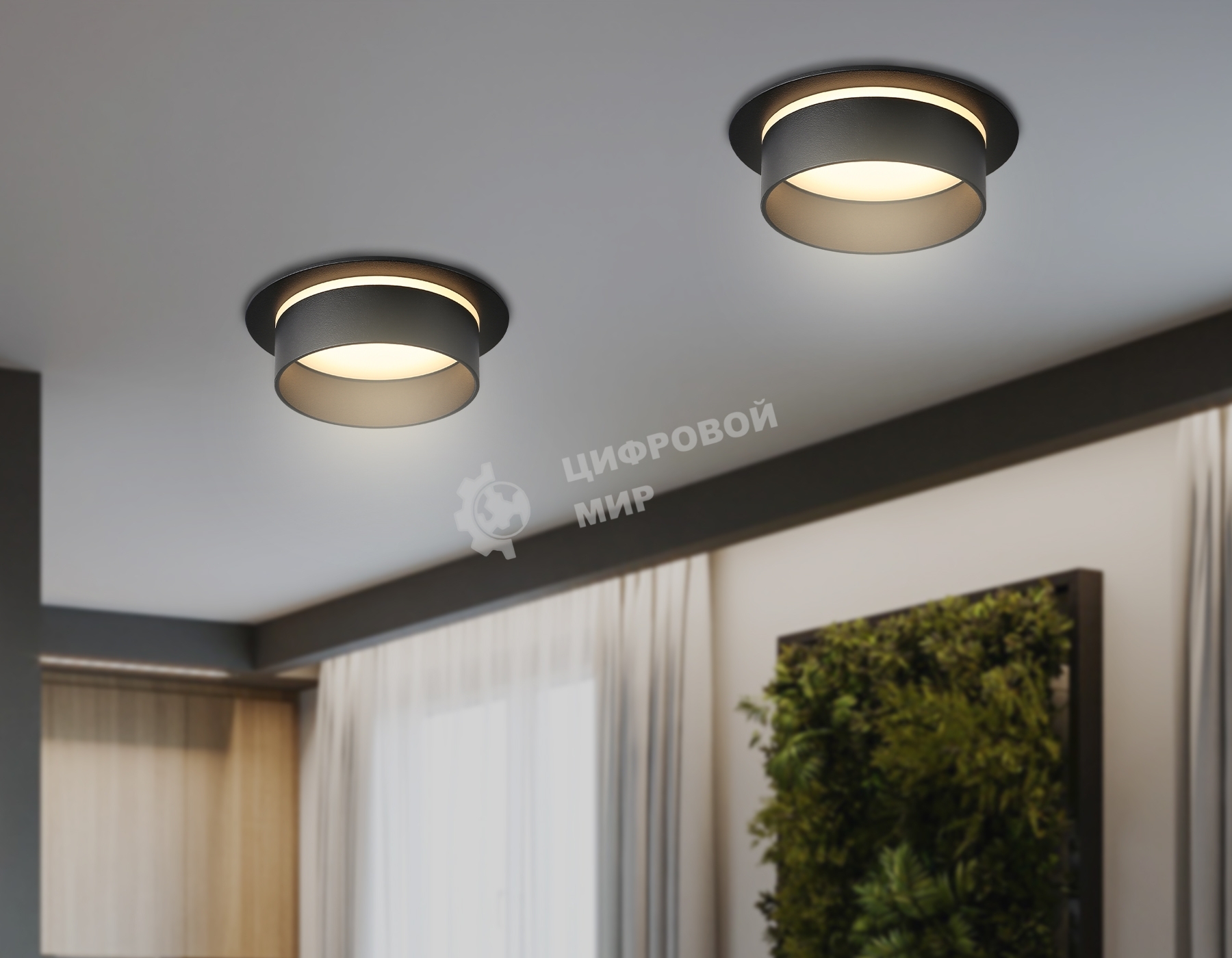 Светильник Ambrella light TN5213 BK черный GX53 D110*58