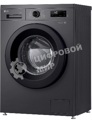 Стиральная машина LG F2Y1WS6J темно-серый, загрузка фронтальная 6,5 кг, 1200 об/мин., класс: A