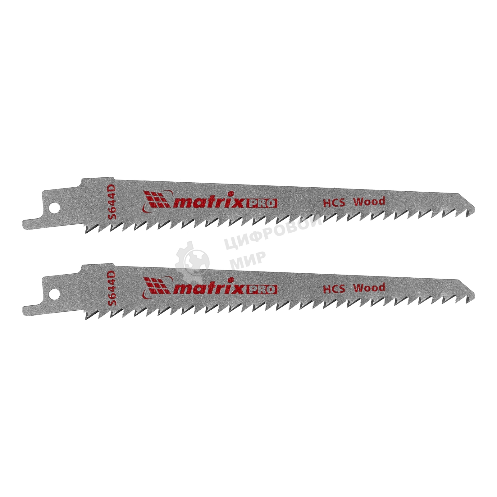 Полотна по дереву Matrix для сабельной пилы S644D 125/4,3 мм, HCS, 2 шт., PRO