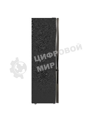 Холодильник Maunfeld MFF200NFSB10 Inverter черный двухкамерный 257/94л морозилка снизу, No Frost