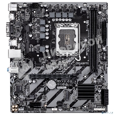 Материнская плата Gigabyte H810M H, LGA1851, Intel H810, 2xDDR5, 4xSATA, 1xM.2, 1xPCIe 4.0 x16, 1xPCIe 3.0 x1, 1xHDMI, 1xD-Sub, 1x1Gb LAN, 1xUSB-C 5Gbps, 4xUSB-A 5Gbps, 7xUSB-A 2.0, 3x3.5 мм, 7.1, mATX