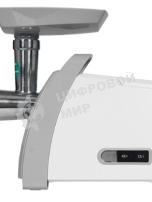Мясорубка электрическая Bosch MFW 66020 белый/серый, 1800 Вт, 3.0 кг/мин, реверс, защита от перегрузки, насадки - 5