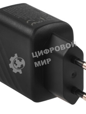 Сетевое зарядное устройство Hoco 30Вт, 3А, QC3.0/PD, 1хUSB, 1хType-C, CS23A, черный, коробка