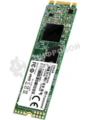 Накопитель SSD Transcend MTS830S, 256Gb, M.2 2280, SATA3, R/W 560/500