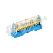 Клемма винт. п/п 11х5.3ммх1 зел. на DIN-рейку ДКС T1611