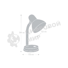Camelion KD-301 С06 синий (Светильник настольный,230V 60W)