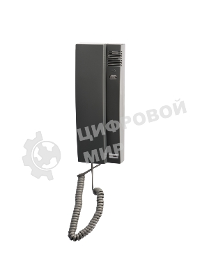 Трубка домофона с индикатором и регулировкой звука Rexant RX-321 серая