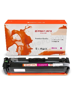 Картридж лазерный Print-Rite TFHBAZMPU1J PR-W2213X W2213X пурпурный (2450стр.) для HP M255/MFP M282/M283