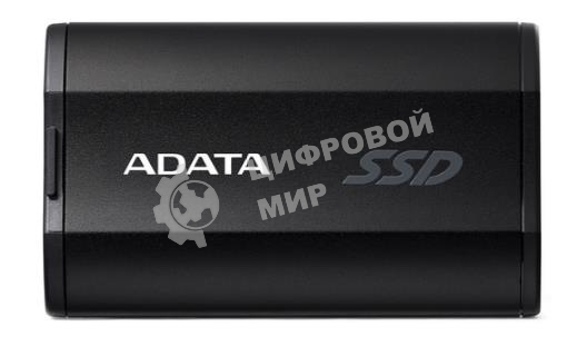 Внешний SSD ADATA SD810, 500 Gb, USB 3.2 Gen 2x2 Type-C, R/W 2000/2000, черный