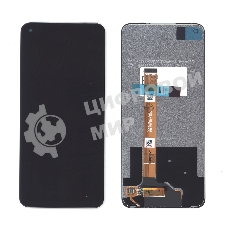 Дисплей (модуль) для OPPO A74 5G в сборе с тачскрином черный