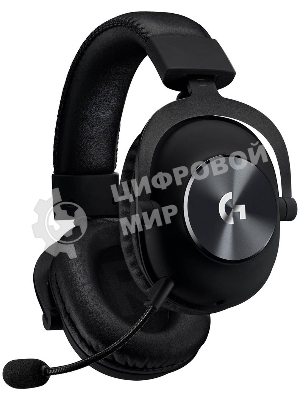 Гарнитура Logitech G Pro X Gaming Headset чёрный, проводная, USB/3.5 мм