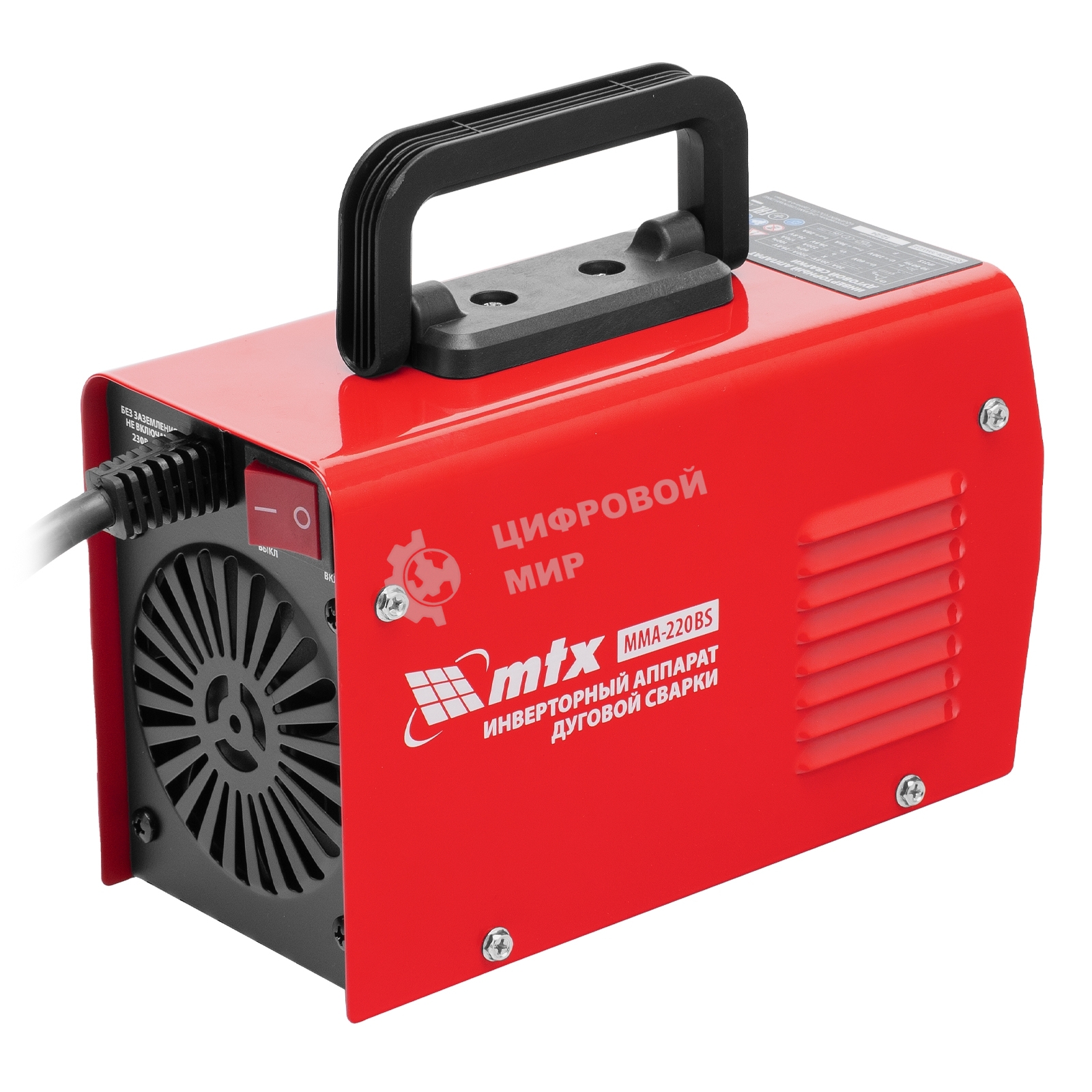 Инверторный аппарат дуговой сварки MTX MMA-220BS, 220 А, ПВ 60%